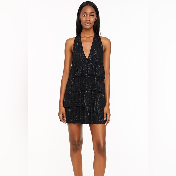 Black Halter Dress - Picture 2 of 12